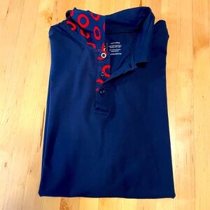 Navy Blue Polo w/ Red Phish Accent